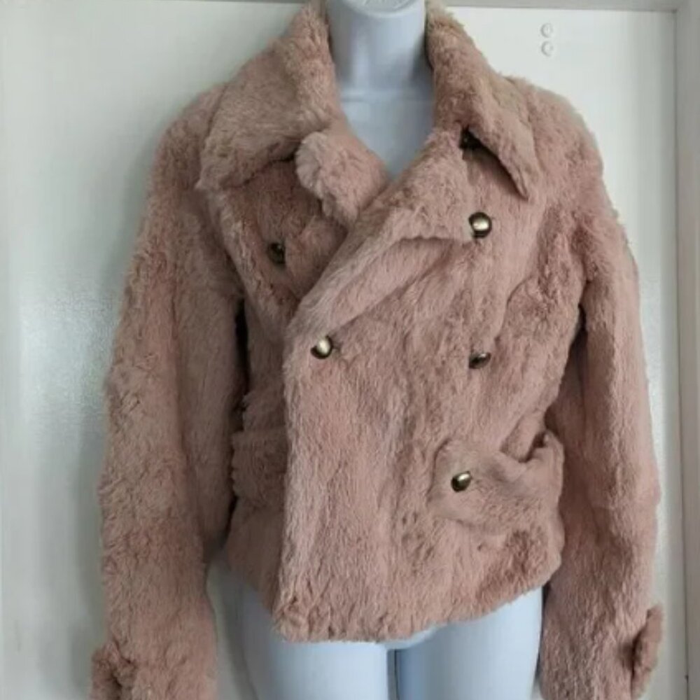 Sherri bodell rabbit fur jacket